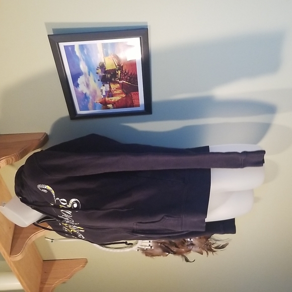 GIRLS kids Billabong Hooded Sweater - Picture 2 of 4